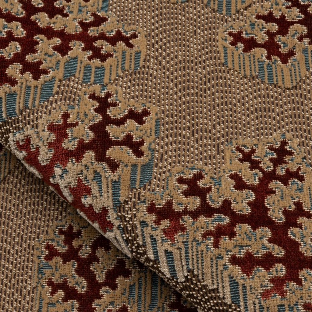 Toile unie couleur corail